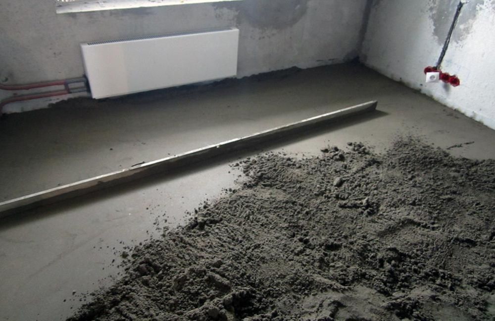 сделать сухую стяжку пола цена